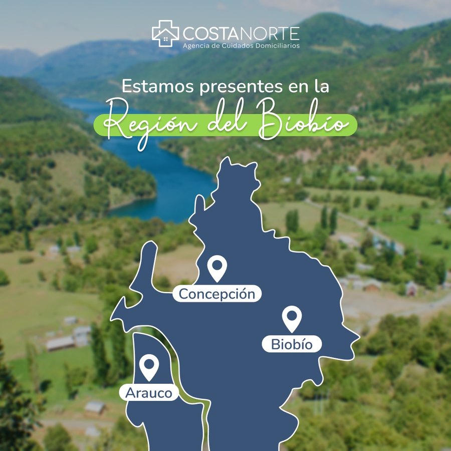 Cuidado a domicilio en la Regi&oacute;n del Biob&iacute;o - Costa Norte