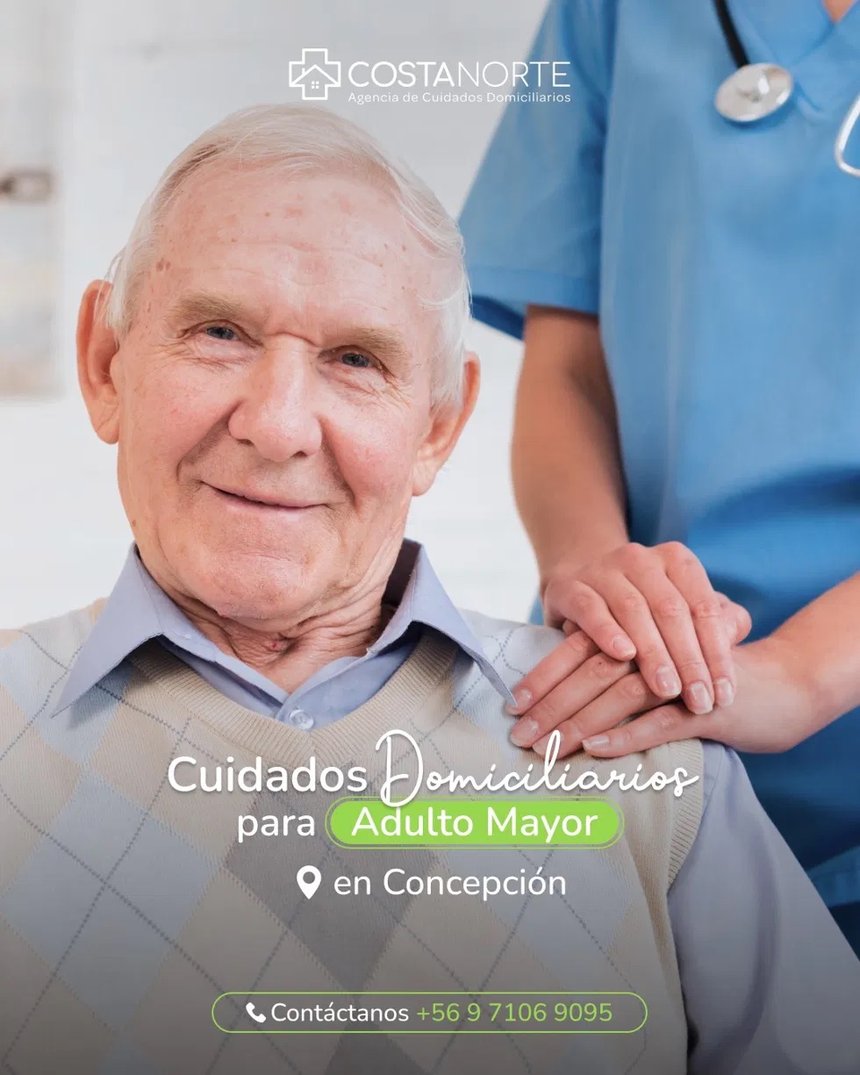 Cuidados domiciliarios para adulto mayor en Concepci&oacute;n - Costa Norte
